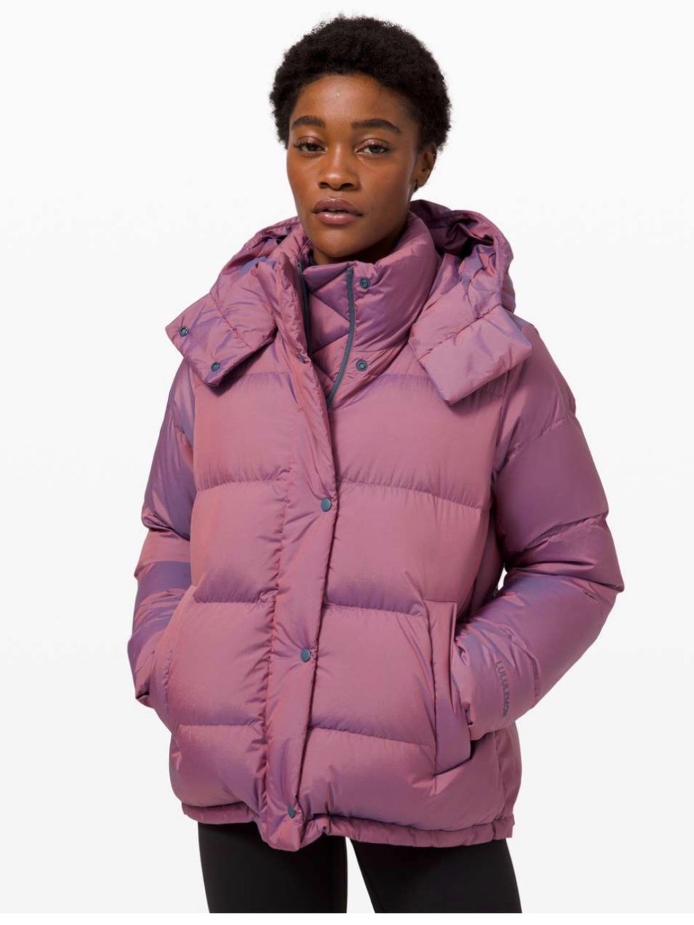 Lululemon Wunder Puff Hooded Jacket Sz 4